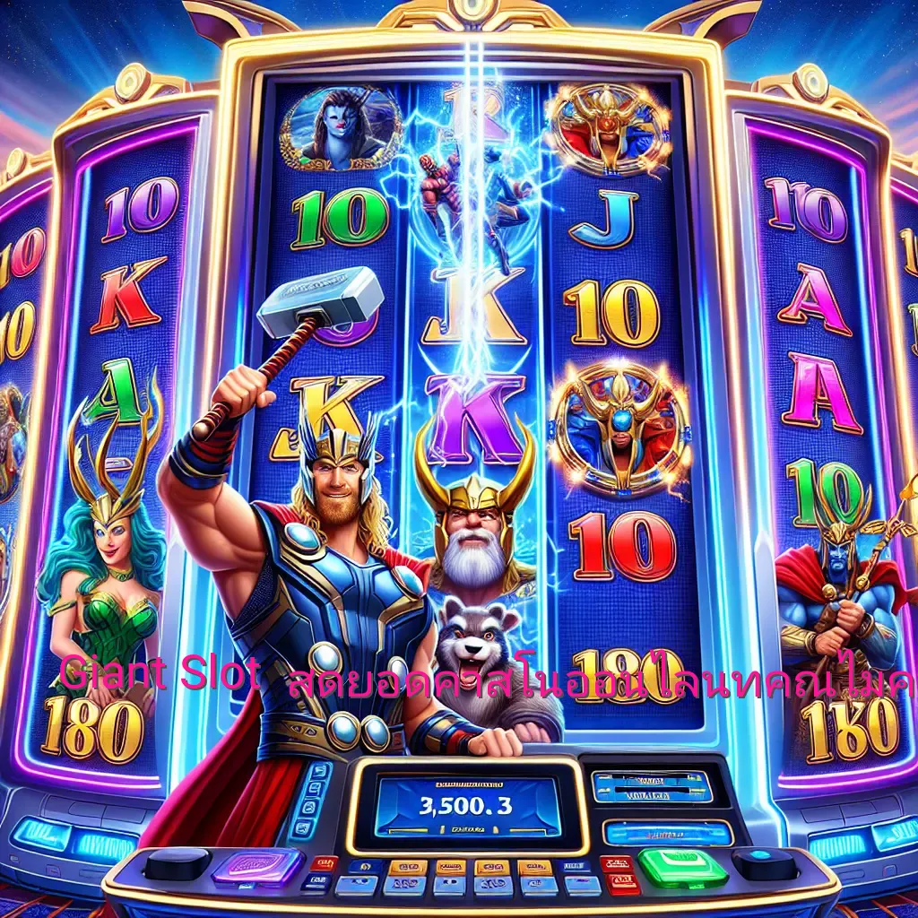 Giant Slot - สุดยอดคาสิโนออนไลน์ที่คุณไม่ควรพลาด