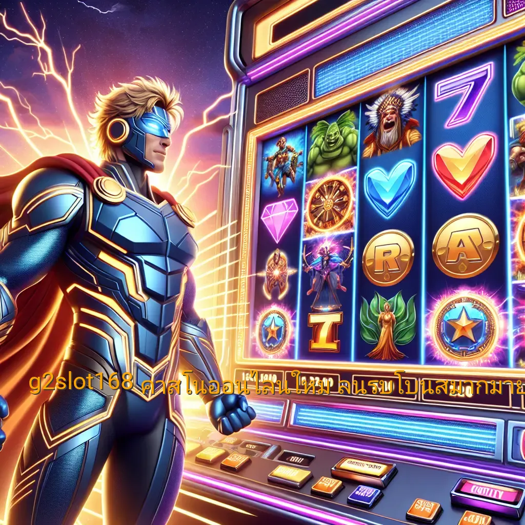 g2slot168 คาสิโนออนไลน์ใหม่ ลุ้นรับโบนัสมากมาย 2023