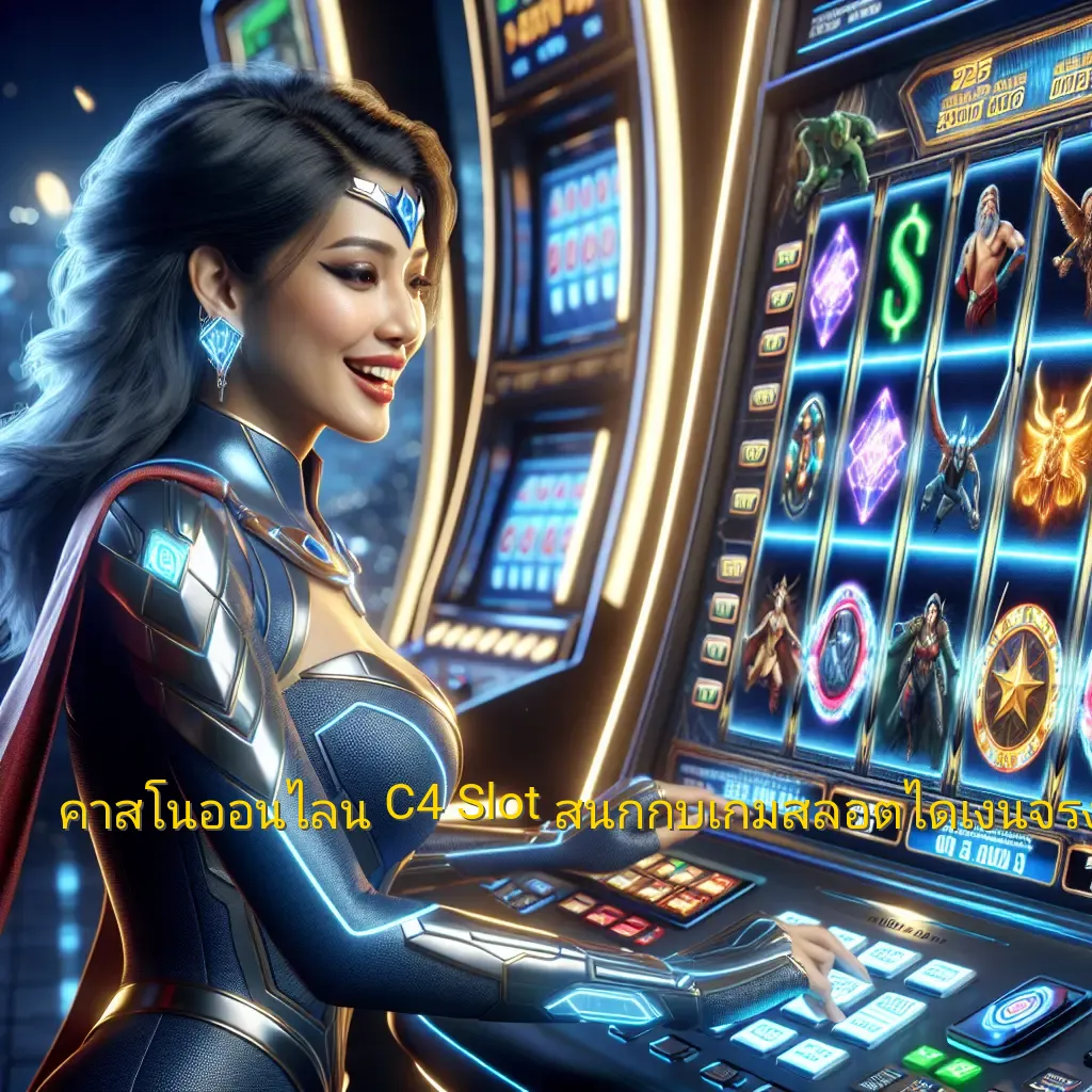 คาสิโนออนไลน์ C4 Slot: สนุกกับเกมสล็อตได้เงินจริง 2023