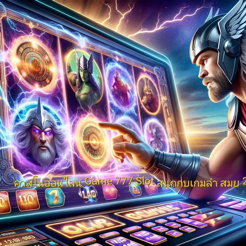 คาสิโนออนไลน์ Game 777 Slot: สนุกกับเกมล้ำสมัย 2023